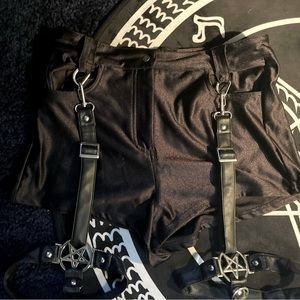 Killstar pentagram shorts